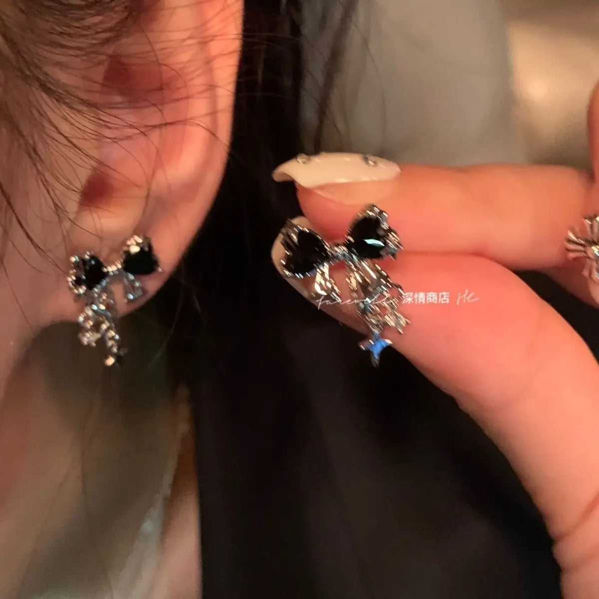 Fashion Fairy Pink Crystal Bow Knot Pendant Necklaces Y2K Girls Sweet Rhinestone Heart Clavicle Chain Women Jewelry Gifts    Home Decor Supply | Online Retail | ShoreShopper.com