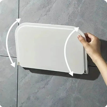 1pc Foldable Wall-mounted Shelf, For Bathroom, Toilet, Kitchen, Bedside, No Drilling Phone Storage, Wifi Router Storage    Home Decor Supply | Online Retail | ShoreShopper.com