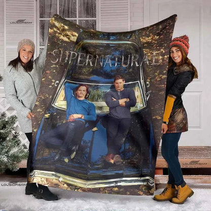 Multi-size Supernatural 3D Printing Four Seasons Blanket Sofa Cover Travel Bed Plush Blanket Lightweight Flannel Blanket