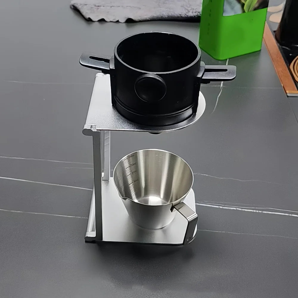 Coffee Machine Stand Drip Filter Coffee Stand Aluminum Alloy Foldable Lightweight Outdoor Quality Professional Coffee Accessorie - ShoreCo.Shop