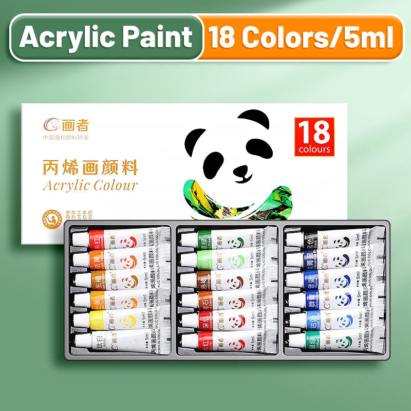 Acrylic Paint Set 12/18/24 Colors 5ml/0.17oz,Water-Proof Portable Art Rich Pigments for DlY Craft,Drawing,Painting,Canvas, Rock    Home Decor Supply | Online Retail | ShoreShopper.com