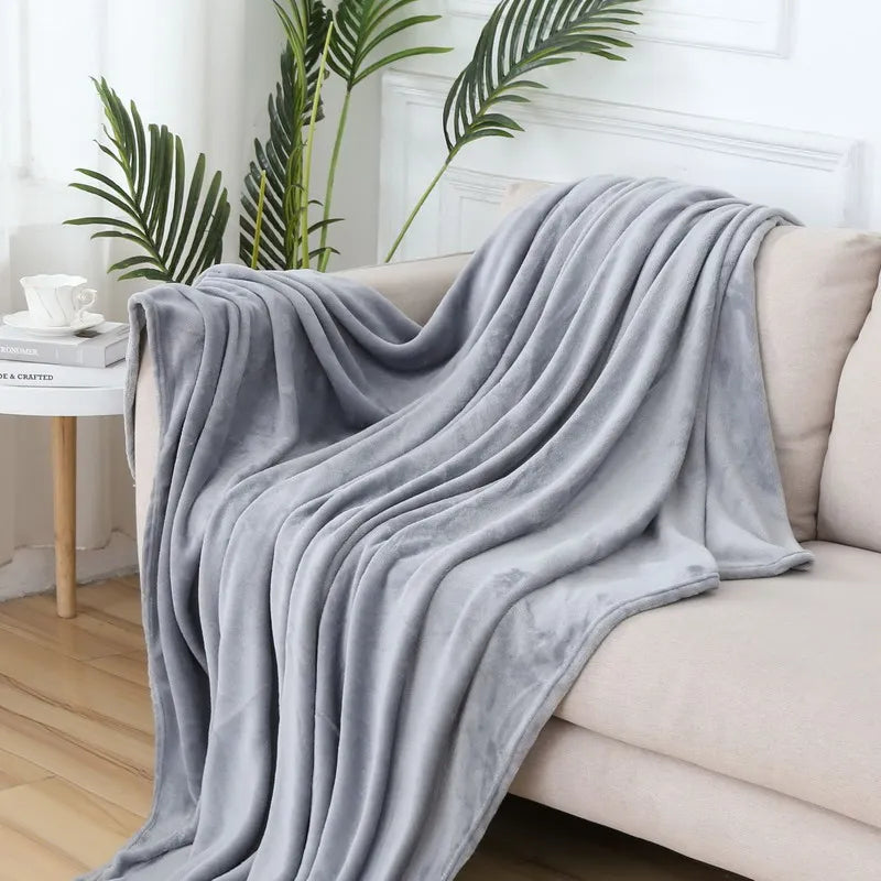 Fluffy Coral Velvet Blanket Flannel Plush Comfortable Thickened and Warm Soft Sofa Throw Blanket for Air-Conditioned Room Luxury    Your Coastal Marketplace | Shoreshopper.com