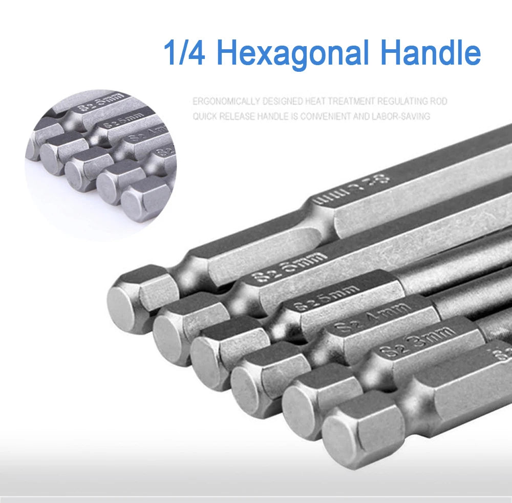 8pcs 100mm Hex Head Allen Wrench Drill Bits Set SAE Metric Allen Electric Hexagonal Bit Screwdriver Socket Bit Power Tool Parts    Home Decor Supply | Online Retail | ShoreShopper.com