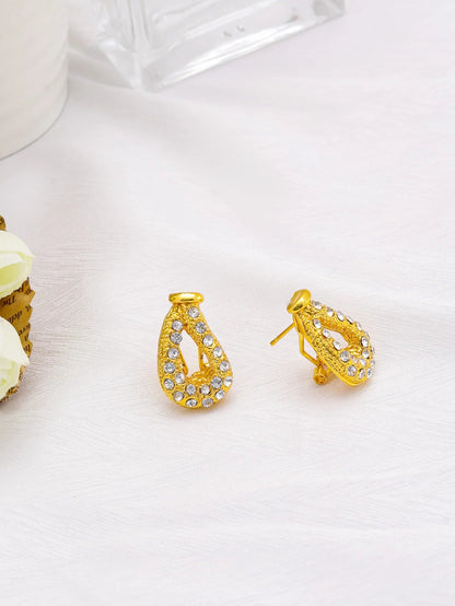 Dubai 24K Gold Plated Gold Women Jewelry Sets Classic Design Necklace Earrings Charm Bracelet Ring Banquet Party Jewelry    Home Decor Supply | Online Retail | ShoreShopper.com