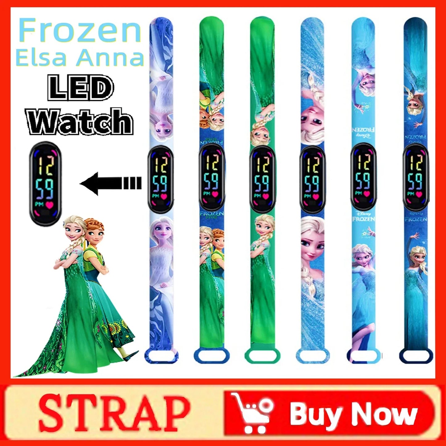 Disney Stitch Digital Kids' Watches Anime Figures LED Luminous Watch Touch Waterproof Electronic Sports Watch Kids Birthday Gift    Home Decor Supply | Online Retail | ShoreShopper.com