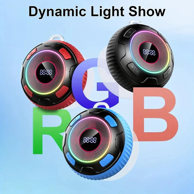 2026 Wireless Speaker S5 IPX7 Waterproof ENC Speakers IPX7 Waterproof Built-in Mic 10 hours Bluetooth Shower Speakers subwoofer    Home Decor Supply | Online Retail | ShoreShopper.com