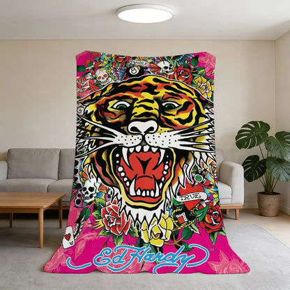 Blanket Super Warm Comfortable Plush Throw E-Ed Blanket Child Home Sofa Fashion H-Hardy-ES Brand Bedroom Gift    Your Coastal Marketplace | Shoreshopper.com
