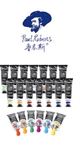 Paul Rubens Oil Paint 20 Colors 50ml Professional Oil Based Paint High Saturation Creamy Texture for Artists Beginners    Home Decor Supply | Online Retail | ShoreShopper.com