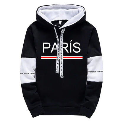Paris Fashion Hoodies for Men High Quality Hooded Long Sleeve Sweatshirts All Season Daily Casual Sports Pullover Men's Clothes    Home Decor Supply | Online Retail | ShoreShopper.com