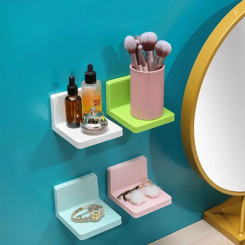 Bathroom Shelf Without Drilling Soap Dish Floating Shelves Plastic Kitchen Organizer Shower Caddy Spice Rack Shipping Free Items    Home Decor Supply | Online Retail | ShoreShopper.com
