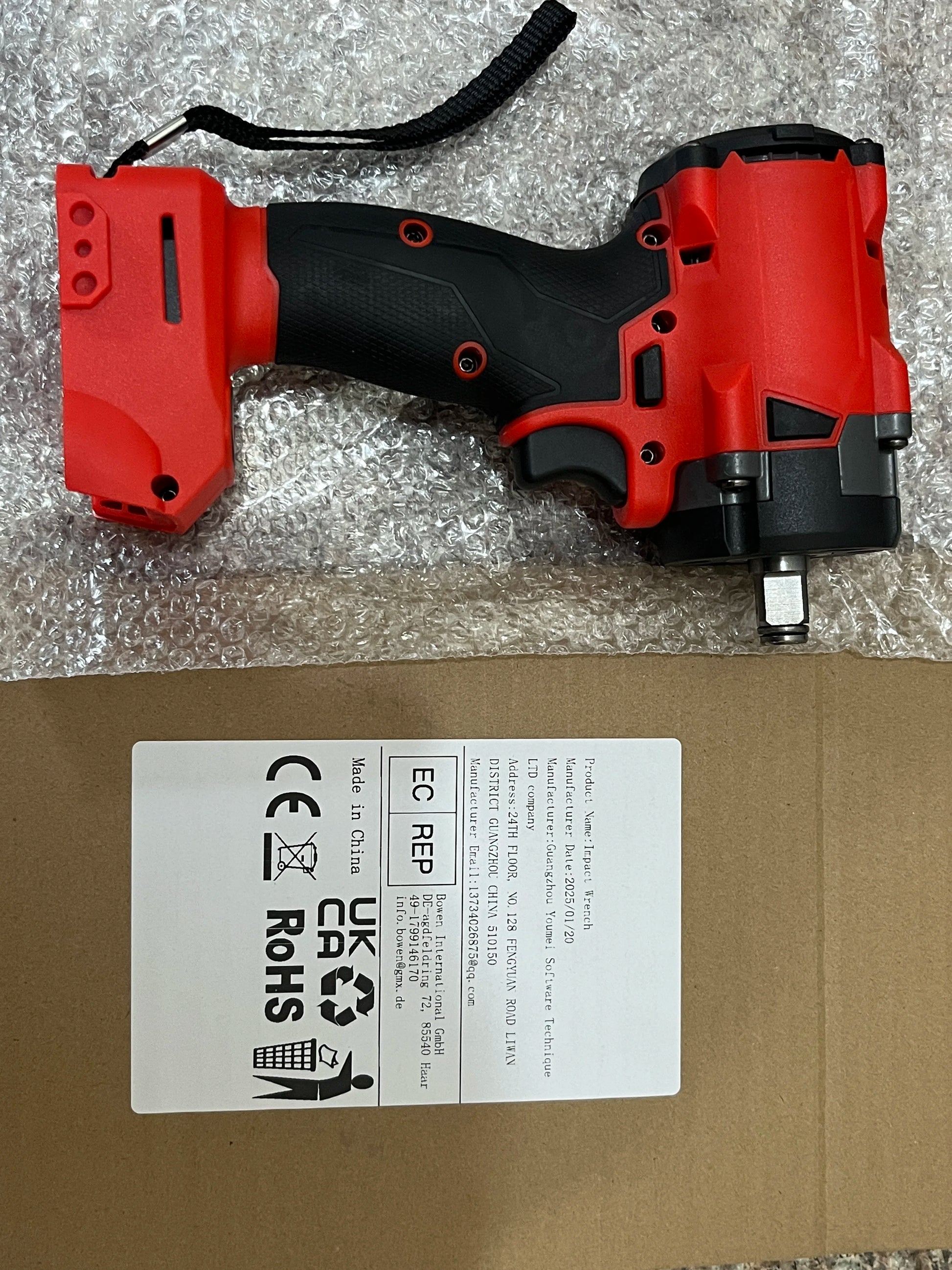Brushless Impac Wrench 500N.m Electric Driver 1/2" Repair Cordless Screwdriver 4 Gears Power Tools for Milwaukee 18V Battery - ShoreCo.Shop