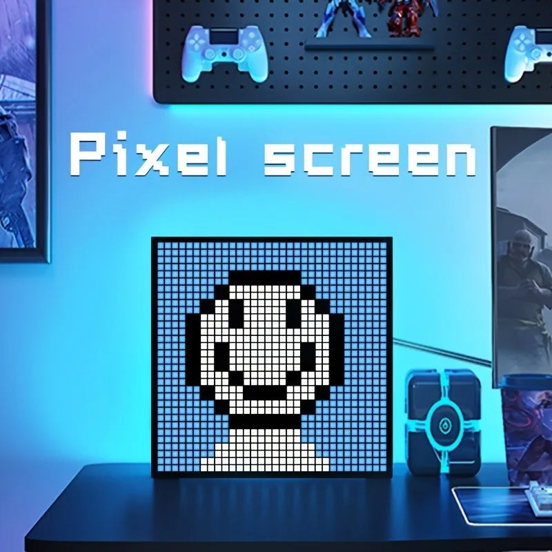 LED Pixel Display 32x32 Programmable Pixel Art Display With APP Control Creative Animation Interesting Text And Digital Clock    Home Decor Supply | Online Retail | ShoreShopper.com