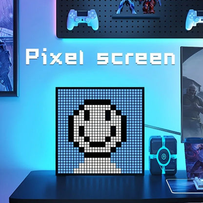 LED Pixel Display 32x32 Programmable Pixel Art Display With APP Control Creative Animation Interesting Text And Digital Clock    Home Decor Supply | Online Retail | ShoreShopper.com