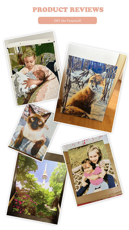 Pictures By Numbers Chicken Animal Paint Kit For Adults Digital Painting Oil Painting For Living Room Home Interesting Gift    Home Decor Supply | Online Retail | ShoreShopper.com