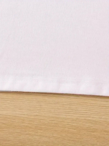 Fashion Bonjour Paris Text Print Short Sleeve Printed T Shirt  Casual Clothing Women's T-Shirt Graphic Clothing Top Tee    Home Decor Supply | Online Retail | ShoreShopper.com