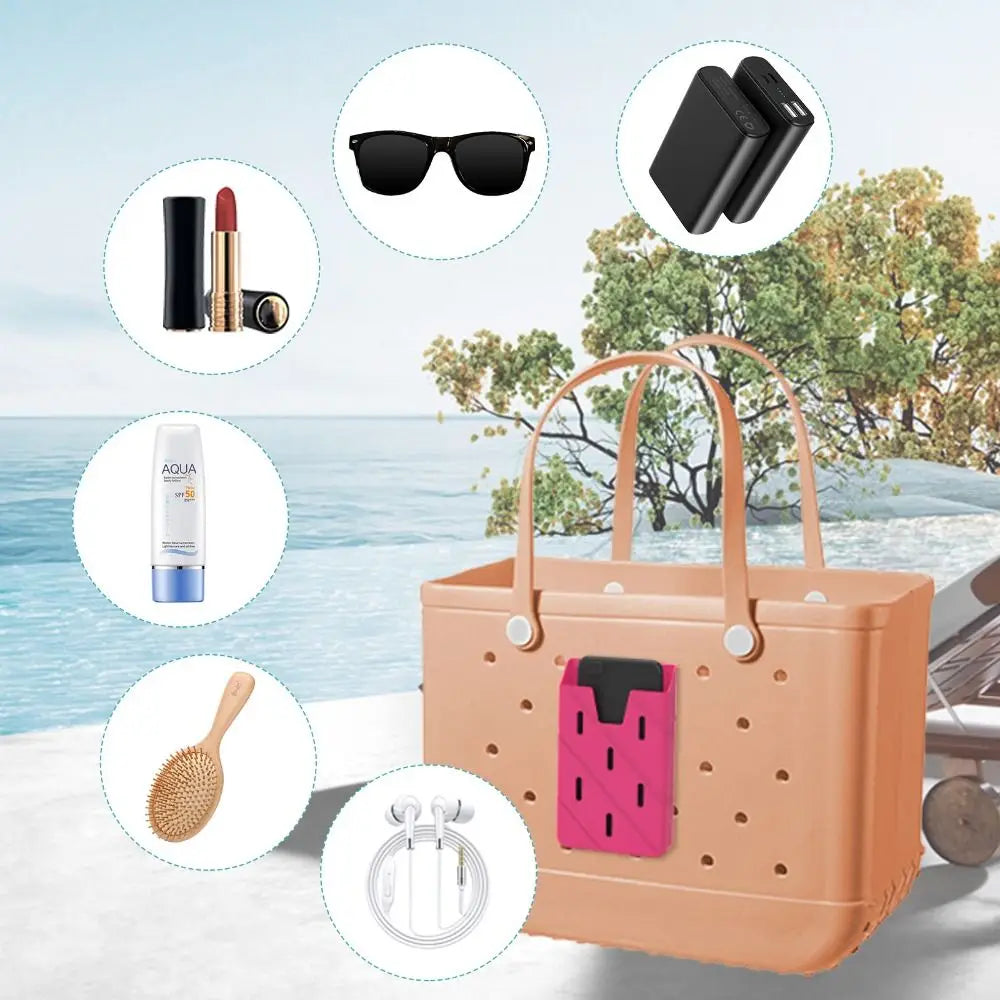 Phone Holder Decoration for Beach Tote Bag Camping Hiking Silicone Bracket Mobile Phone Holder Ornament Accessories    Your Coastal Marketplace | Shoreshopper.com