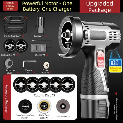 28000r 16.8V Mini Angle Grinder Portable Rechargeable Polishing Grinding Cutting Machine Home Metal Polisher Woodworking Tools    Home Decor Supply | Online Retail | ShoreShopper.com