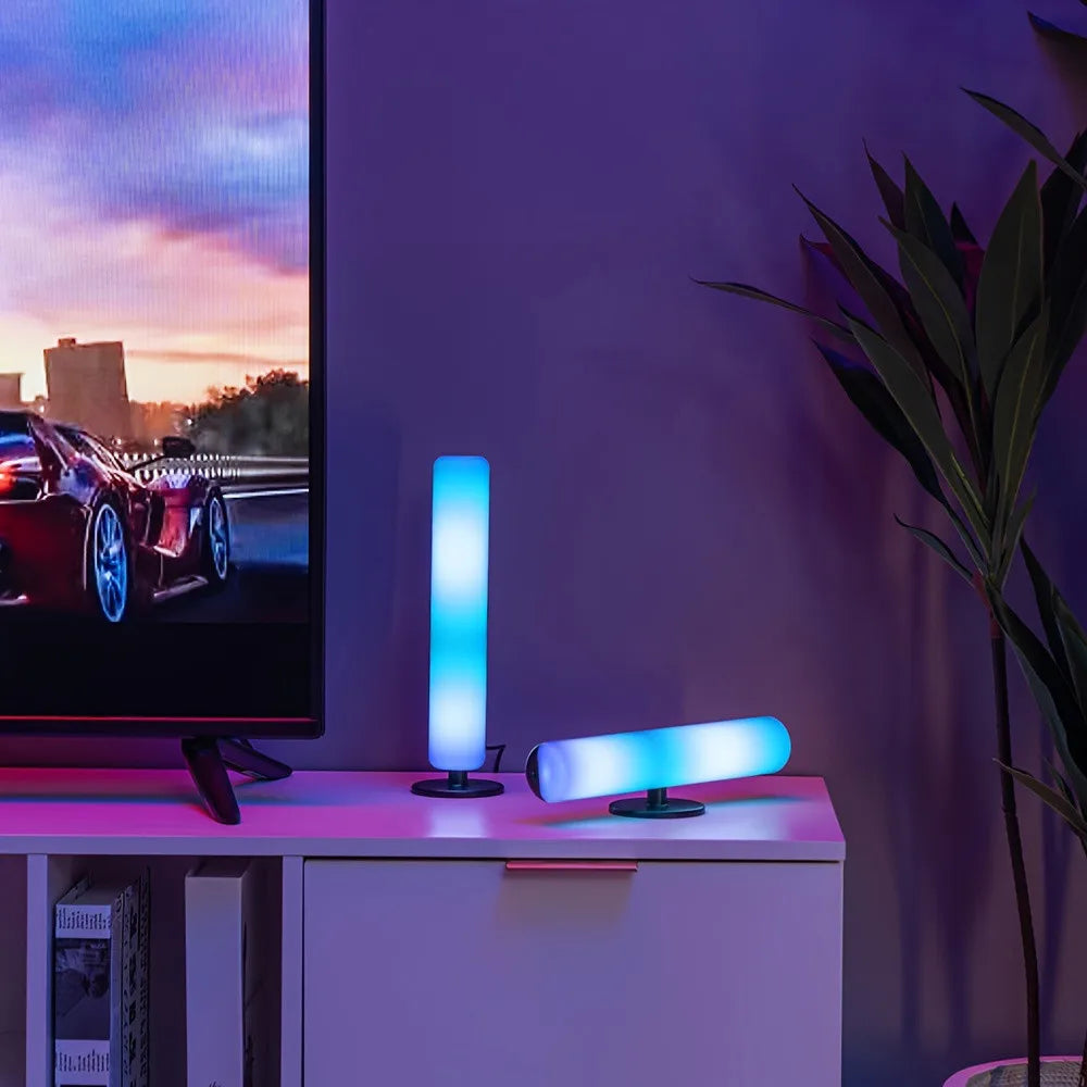 RGB Pickup Light Music Rhythm Lights Upgraded USB Rechargeable Model Christmas Decoration Desktop RGB Light Bar Music Rhythm - ShoreCo.Shop