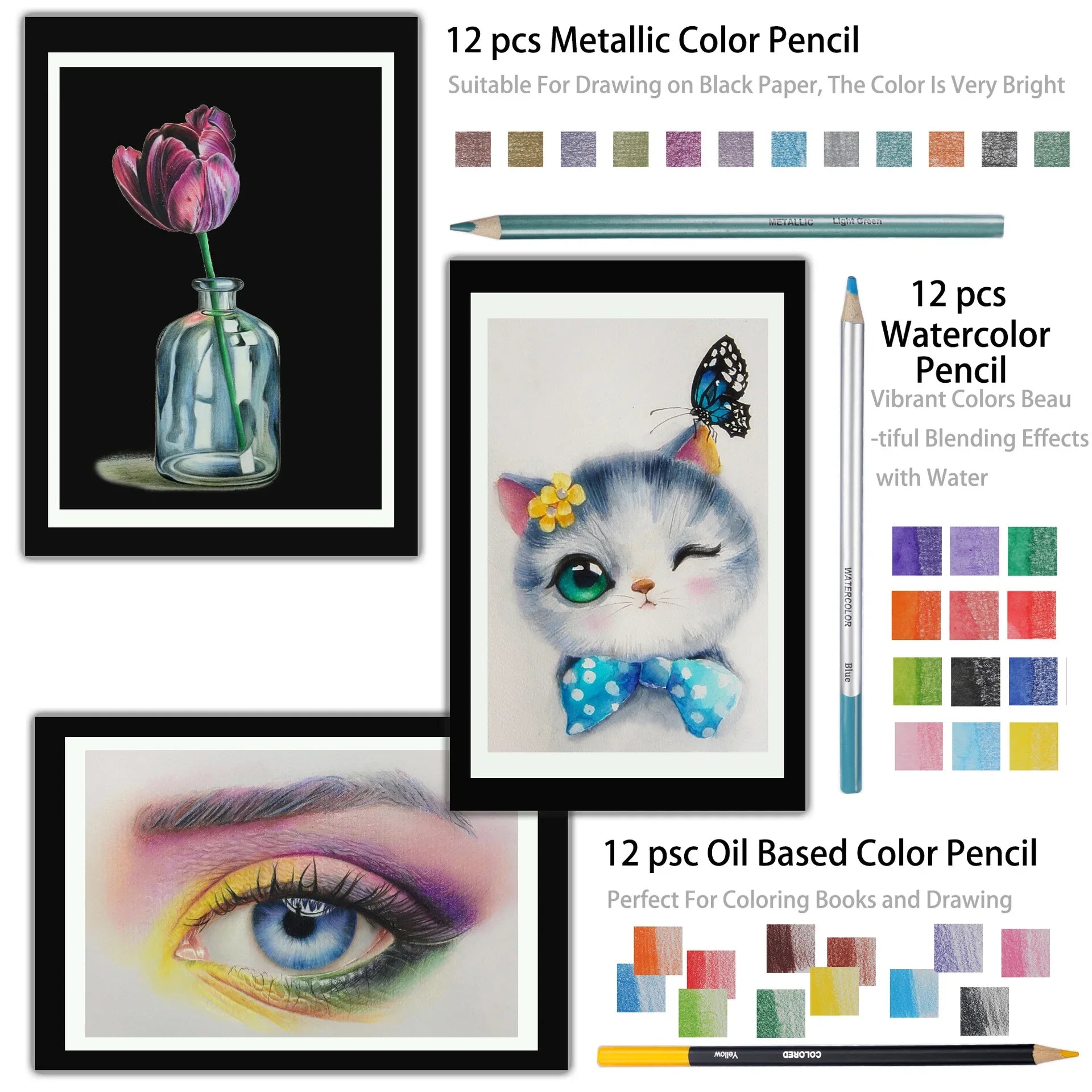Art Painting Set 83pcs Art Sketching Set Color Lead Pencil High Quality Set Art Professional School Drawing Supplies    Home Decor Supply | Online Retail | ShoreShopper.com