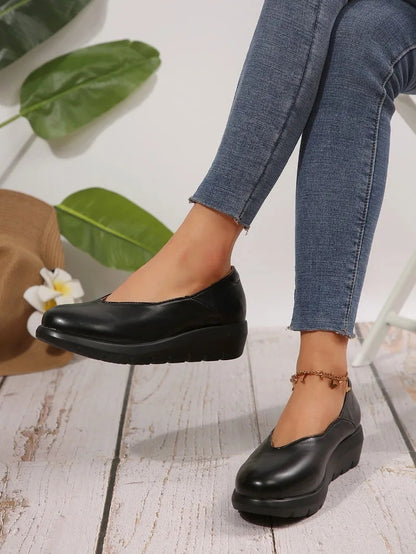 2025 New Women Fashion Wedge Heel Pumps Spring Summer Lightweight Platform Woman Soft Sole Comfort Casual Shoes Женская Обувь    Your Coastal Marketplace | Shoreshopper.com