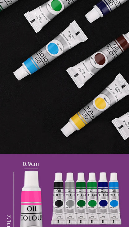 9mL, Oil Paint Set for Fabric Clothing, Nail Glass Drawing, Waterproof Art Supplies,12 Colors, Wholesale    Home Decor Supply | Online Retail | ShoreShopper.com
