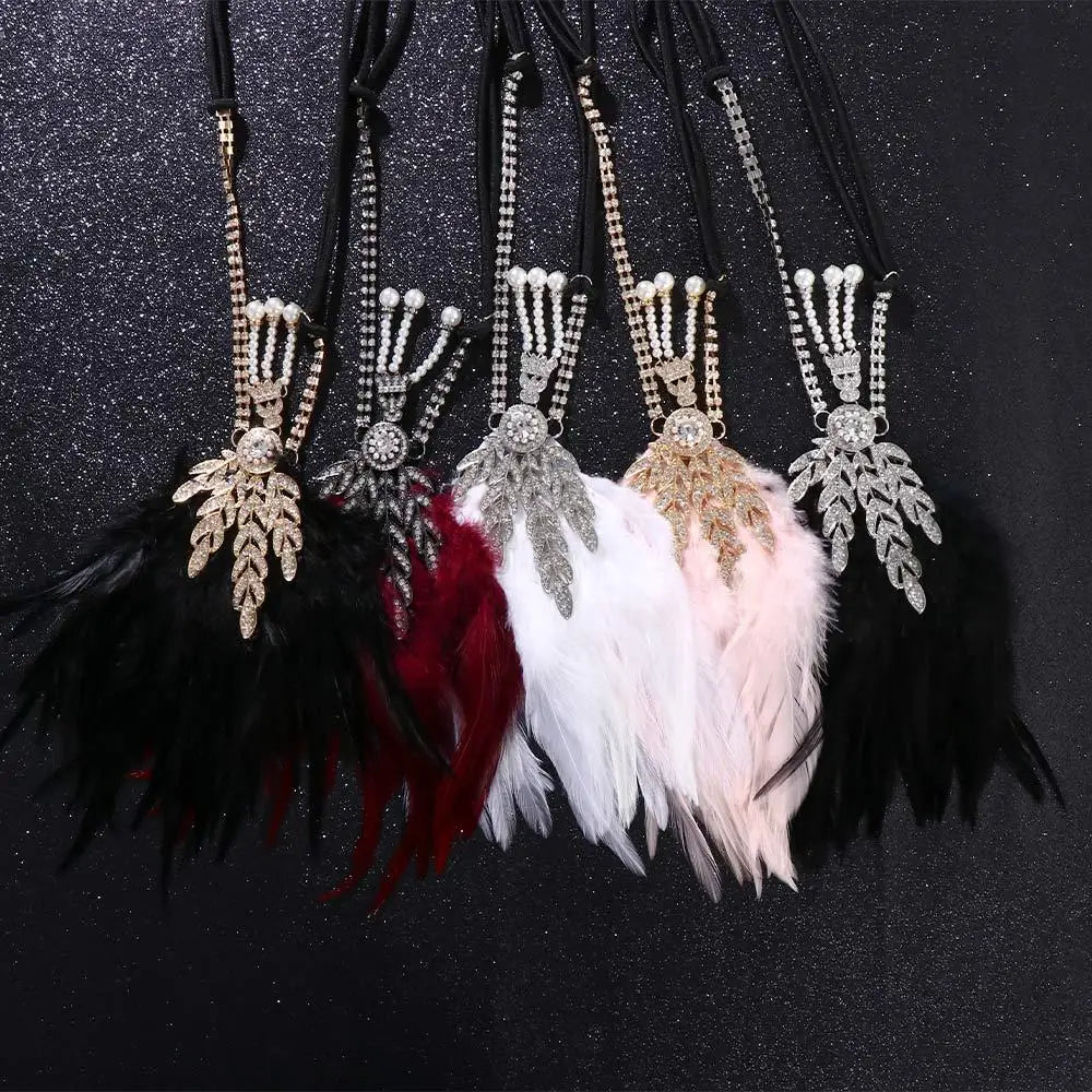 Gatsby Cosplay Dress Headwear Tassels Sequin Masquerade Party Hair Accessories Feather Headwear Korean Style Headband    Your Coastal Marketplace | Shoreshopper.com