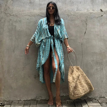 Beach Dress Tunic Cover up Embroidery Kaftan Saida de Praia Women Bikini Cover-up Pareo Sarong Beachwear    Your Coastal Marketplace | Shoreshopper.com
