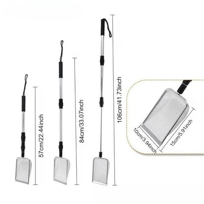 Beach Toy Set, Equipped with 2 Adjustable Stainless Steel Beach Shovels, Hourglass, Shell Collector, Long Handle Telescopic    Your Coastal Marketplace | Shoreshopper.com