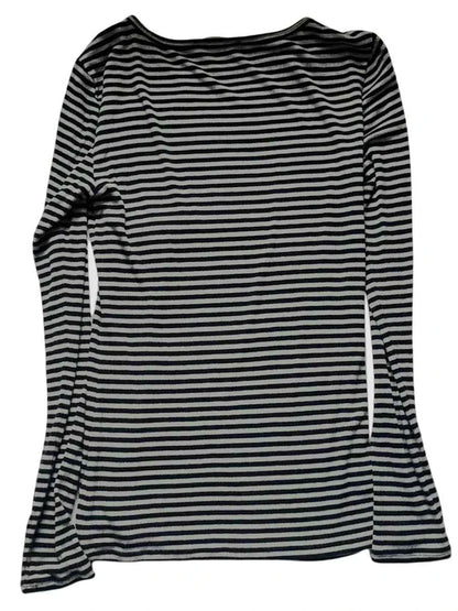 Long Sleeve Shirts for Women Fashion Casual Basic Crew Neck Striped Slim Fit T-shirt Going Out Blouses Y2K Vintage Tight Shirts