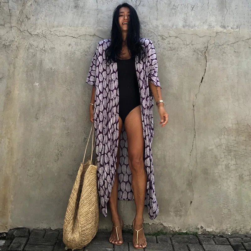Beach Dress Tunic Cover up Embroidery Kaftan Saida de Praia Women Bikini Cover-up Pareo Sarong Beachwear    Your Coastal Marketplace | Shoreshopper.com