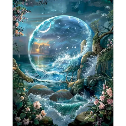 DIY Paint by Numbers Kit for Adults - Natural Scenery & Botanical Canvas Art    Home Decor Supply | Online Retail | ShoreShopper.com