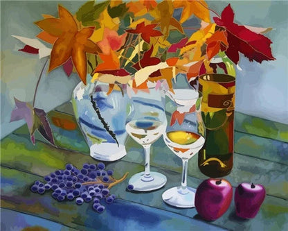 HUACAN Paint By Number Fruit Flower DIY Drawing Canvas Handpainted Pictures By Number Still Life Home Decoration    Home Decor Supply | Online Retail | ShoreShopper.com