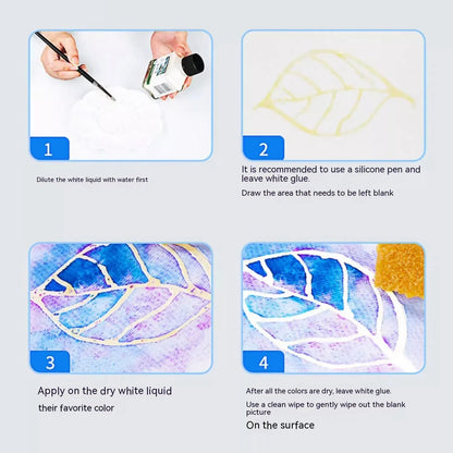 Art Masking Fluid White Latex Pigment Covering Liquid Painting Beginner Watercolor Paint Quickly for Ink Gouache Crafts Supplies    Home Decor Supply | Online Retail | ShoreShopper.com