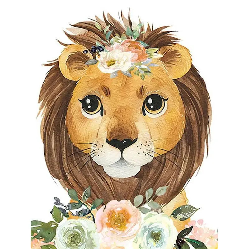 GATYZTORY Paint By Number For Kids Painting Animal And Flower 20x20cm Decorative Paintings Kill Time Easy Hand Painting    Home Decor Supply | Online Retail | ShoreShopper.com