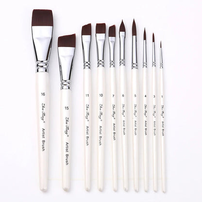 Body Pinting Face Body Art Paint Multifunctional Professional Paint Brushes Set Wooden Handle Nylon Brush Oil Painting Brushes    Home Decor Supply | Online Retail | ShoreShopper.com