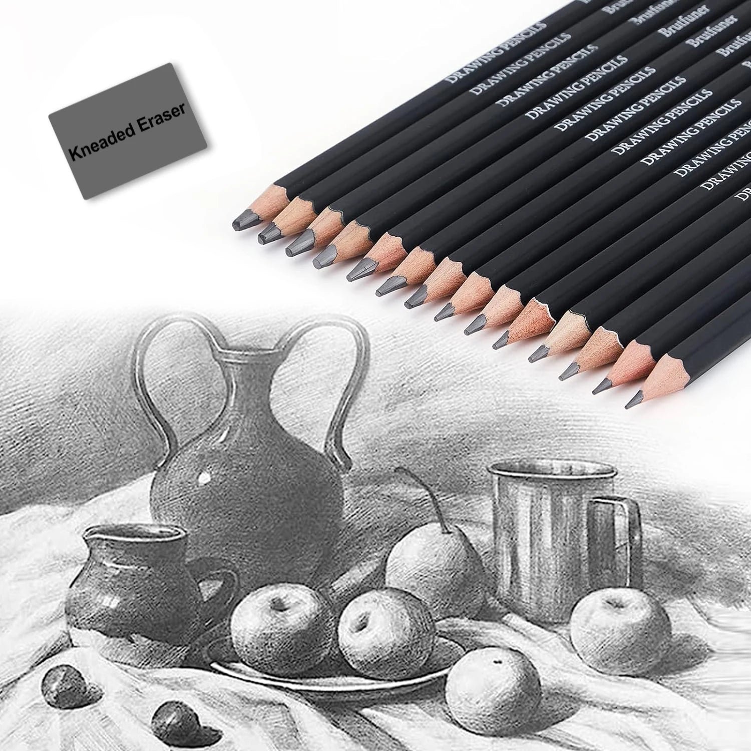 Drawing pencils, 38 art supplies sketching pencil sets, graphite pencils, charcoal pencils, and 12 metallic pencils,art supplies    Home Decor Supply | Online Retail | ShoreShopper.com