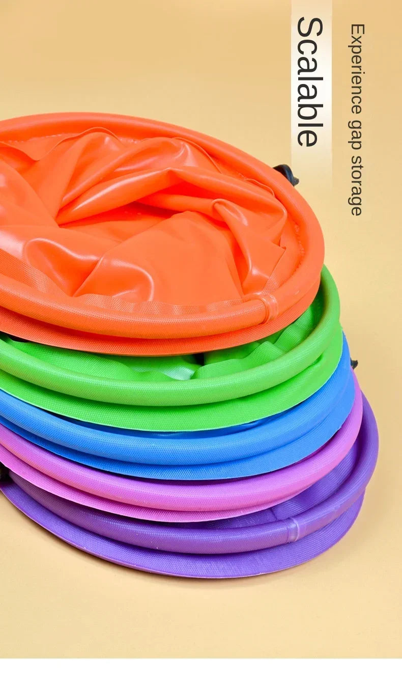 Beach Sand Bucket Toy  Collapsible Bucket Gardening Tool Outdoor Pool Play Tool Kids Summer Water Fun Toy Birthday Gift    Your Coastal Marketplace | Shoreshopper.com