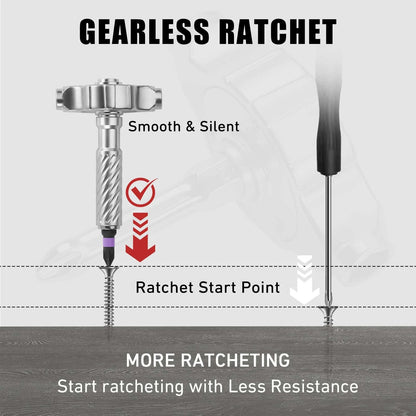 VMAN 66in1 Multifunction Ratchet Screwdriver Set Multi Magnetic Bits Mini Repair Tool Kit Household Tool For PC & Desk Etc.    Home Decor Supply | Online Retail | ShoreShopper.com