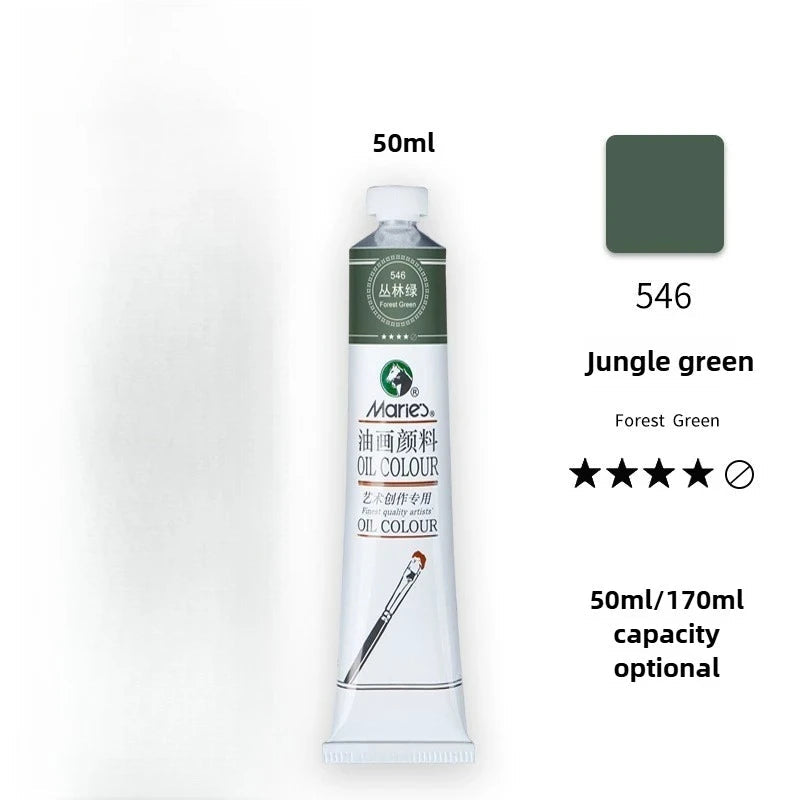 Maries Oil Paint 50ML Oil Painting Art Creation Pigment Large Oil Paint Paint Single Commonly Used 24 Colors    Home Decor Supply | Online Retail | ShoreShopper.com