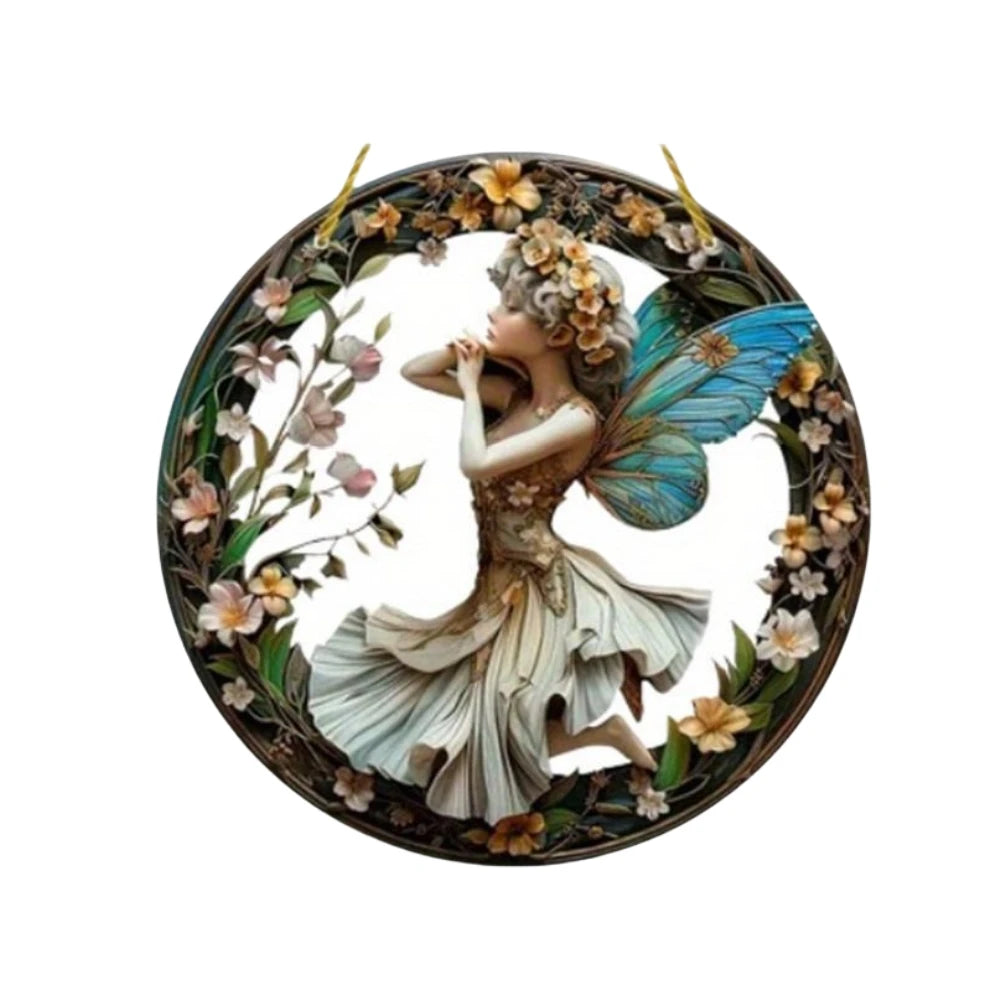 Enchanting Elf Fairy Acrylic Sun Catcher Window Door Display, Seasonal Summer Decor - for Home, Bar, for Daily Christmas Decor    Your Coastal Marketplace | Shoreshopper.com