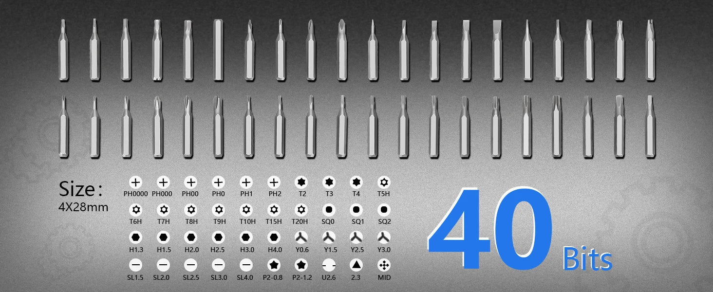 50 in 1 Precision Electric Screwdriver Set Multi-Function Power Tool with Magnetic Torx Phillips Bits for iPhone Glasses Watches    Home Decor Supply | Online Retail | ShoreShopper.com