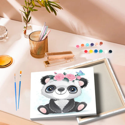 GATYZTORY Paint By Number For Kids Painting Animal And Flower 20x20cm Decorative Paintings Kill Time Easy Hand Painting    Home Decor Supply | Online Retail | ShoreShopper.com