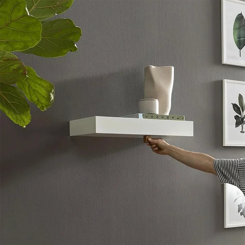 Solid Color Designer Shelf With Secret Compartment Concealed Floating Shelf Wall-Mounted Storage Solution Hidden Furniture    Home Decor Supply | Online Retail | ShoreShopper.com
