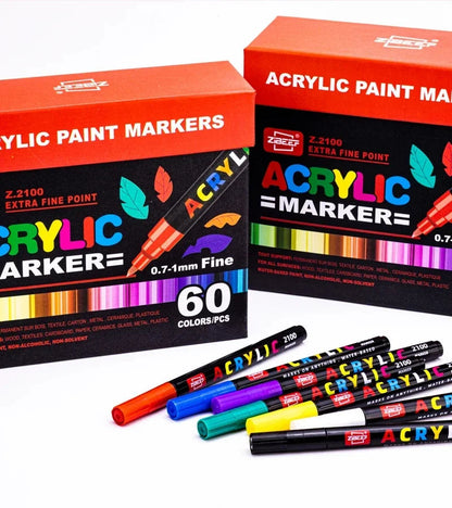 36-240 Acrylic Paint Markers, Waterproof & High Saturation for Wood,Metal,Plastic,Fabric,Glass,Ceramic Painting DIY Art Supplies    Home Decor Supply | Online Retail | ShoreShopper.com