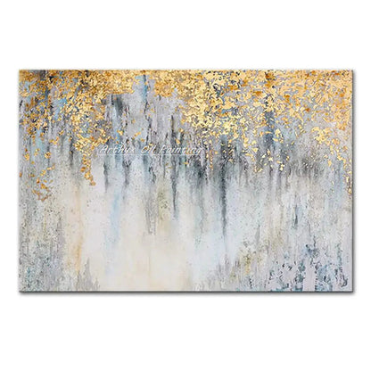 Arthyx,Handpainted Texture Abstract Golden Oil Paintings,Modern Canvas Art Large Wall Pictures Living Room Decor Home Decoration    Home Decor Supply | Online Retail | ShoreShopper.com
