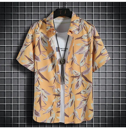 Beach Clothes For Men 2 Piece Set Quick Dry Hawaiian Shirt and Shorts Set Men Fashion Clothing Printing Casual Outfits Summer    Your Coastal Marketplace | Shoreshopper.com