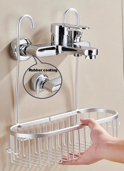 Aluminium Bathroom Shelf Without Drilling Shower Shelf Shelves Shampoo Holder Basket Storage Organizer Bathroom Accessories    Home Decor Supply | Online Retail | ShoreShopper.com