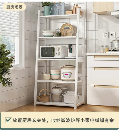 Household Multi-layer Wrought Iron Shelves Ins Wind Simple Floor Storage Display Cabinet Trapezoidal Shelf Bookshelf    Home Decor Supply | Online Retail | ShoreShopper.com