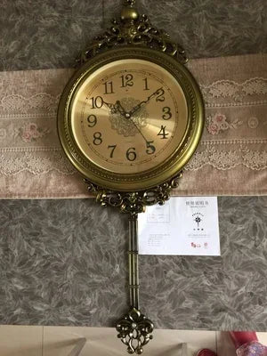 Large Luxury Gold Wall Clock Living Room Silent Creative Swing Wall watches Bedroom Quartz Clocks Wall Home Decor    Home Decor Supply | Online Retail | ShoreShopper.com