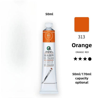 Maries Oil Paint 50ML Oil Painting Art Creation Pigment Large Oil Paint Paint Single Commonly Used 24 Colors    Home Decor Supply | Online Retail | ShoreShopper.com